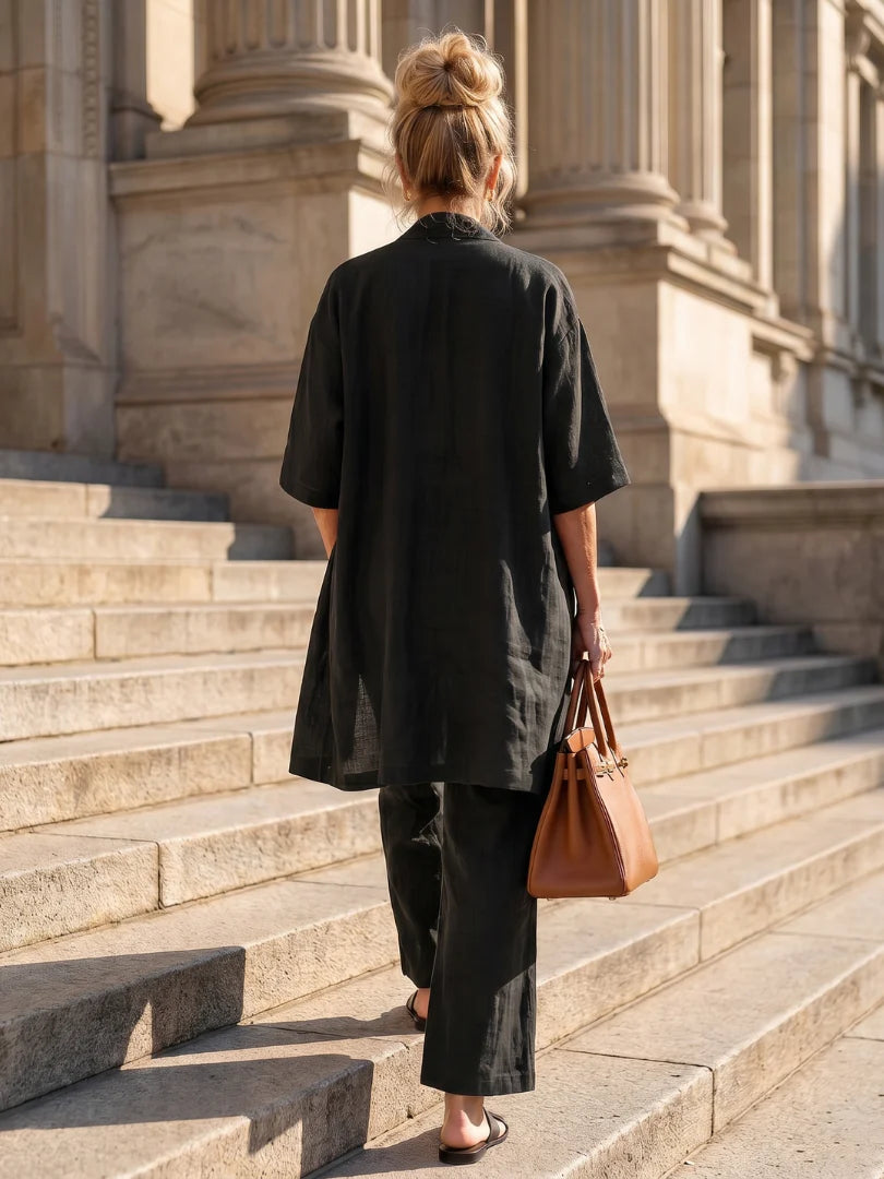 Women's Lightweight Linen Set - Relaxed Fit | Spring