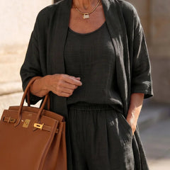 Women's Lightweight Linen Set - Relaxed Fit | Spring