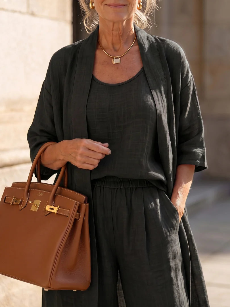 Women's Lightweight Linen Set - Relaxed Fit | Spring