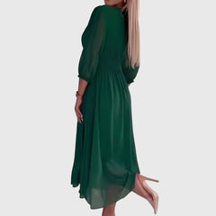 Women's Lightweight Silky Chiffon Dress - Elegant Drape | Spring