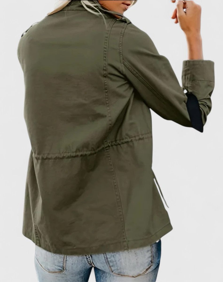 Women's Lightweight Utility Jacket Drawstring Waist | Spring