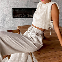 Women's Linen Comfort Set - Relaxed Fit | Summer