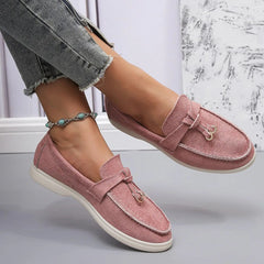 Women's Loafers | Comfortable | Slip-On | Multi-Color | Autumn - Rose
