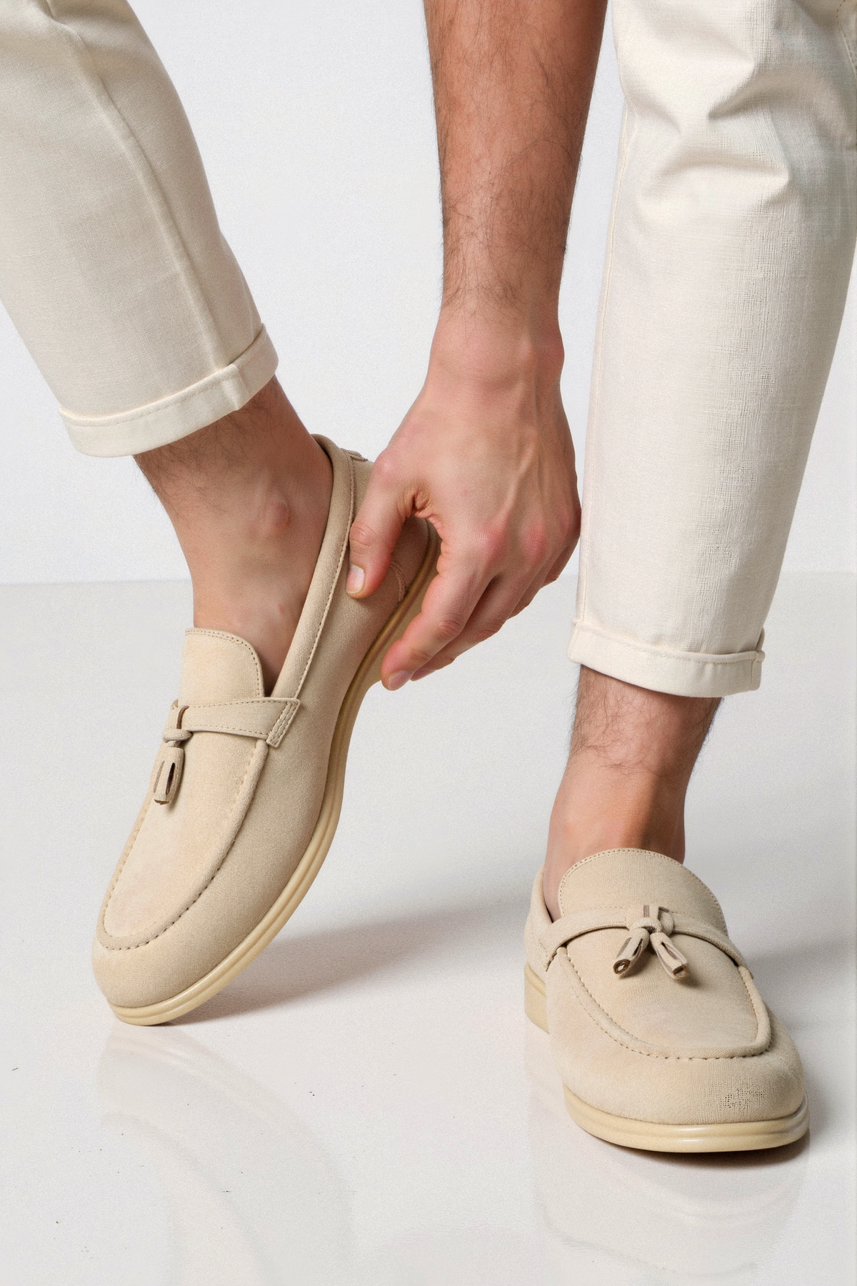 Women's Loafers | Tassel Detail | Suede | Autumn