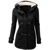 Women's Long Coat | Warm Elegance | Winter - Black