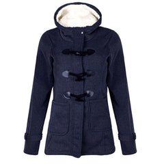 Women's Long Coat | Warm Elegance | Winter - Blue