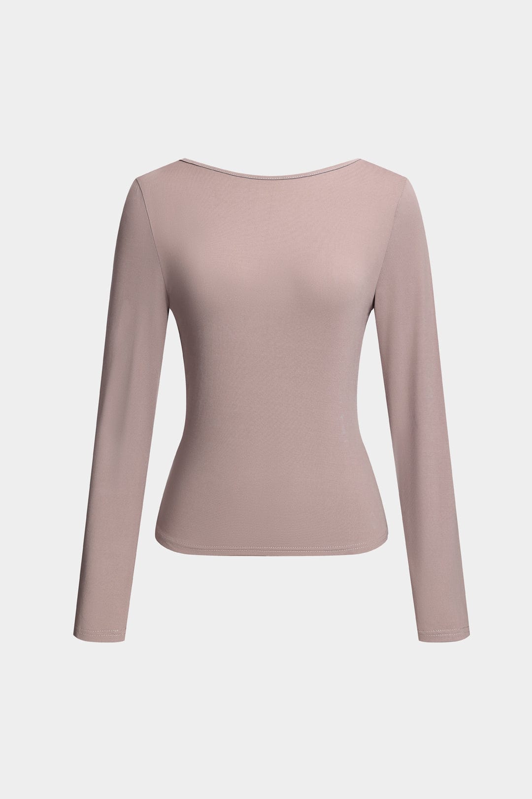 Women's Long Sleeve Top | Deep Back | Bodycon | Autumn