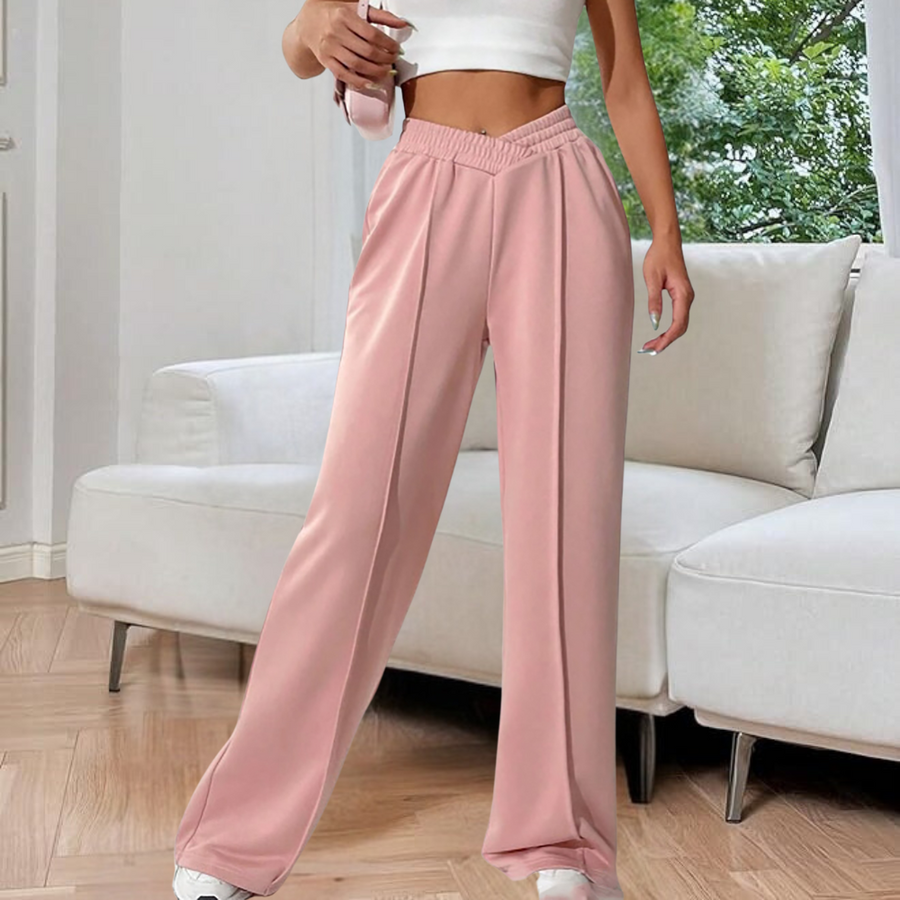 Women's Lounge Pants | Wide Leg | Fall - Rose
