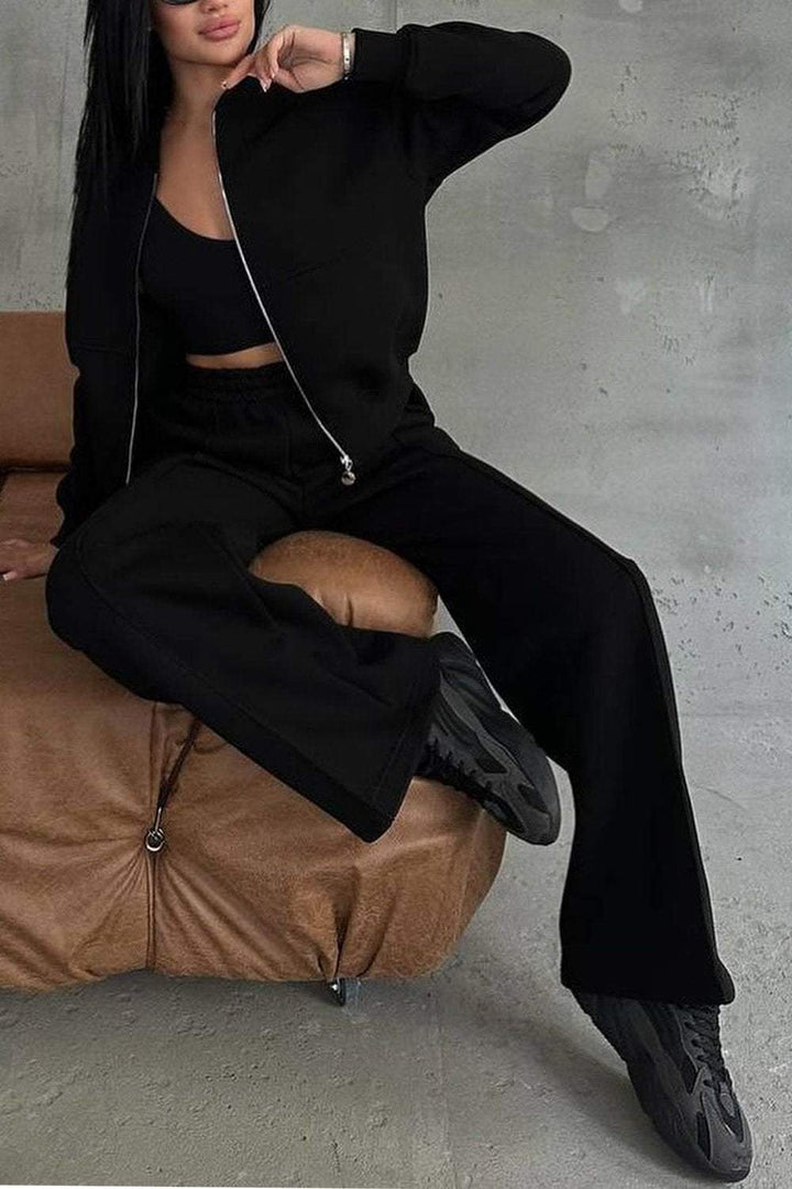 Women's Lounge Set | Oversized | Zip-Up | Autumn