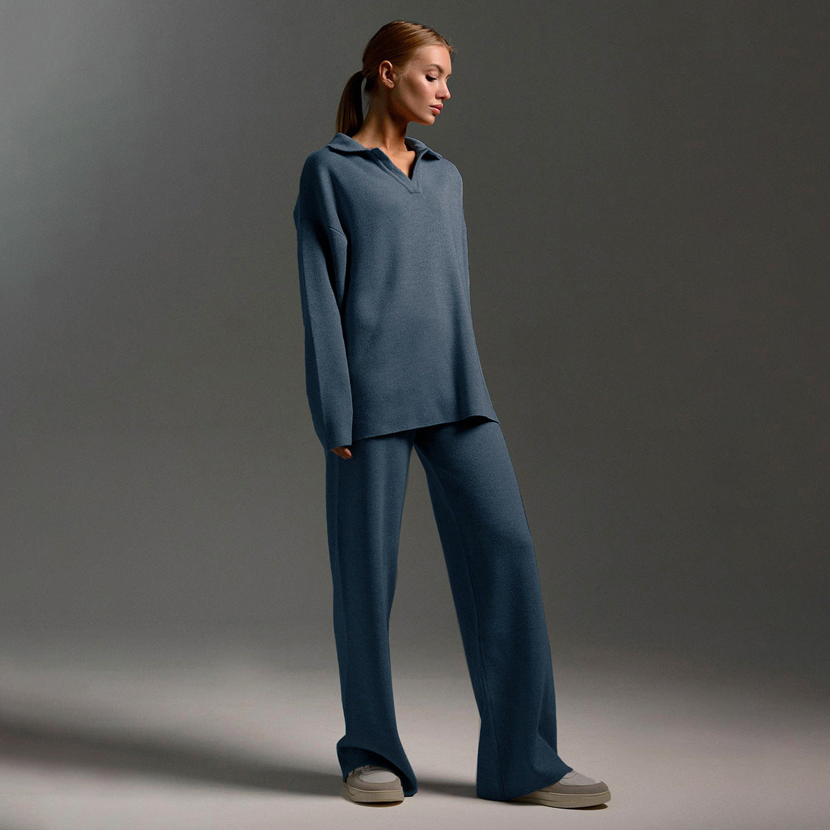 Women's Loungewear Set | Oversized Two-Piece Knit | Spring