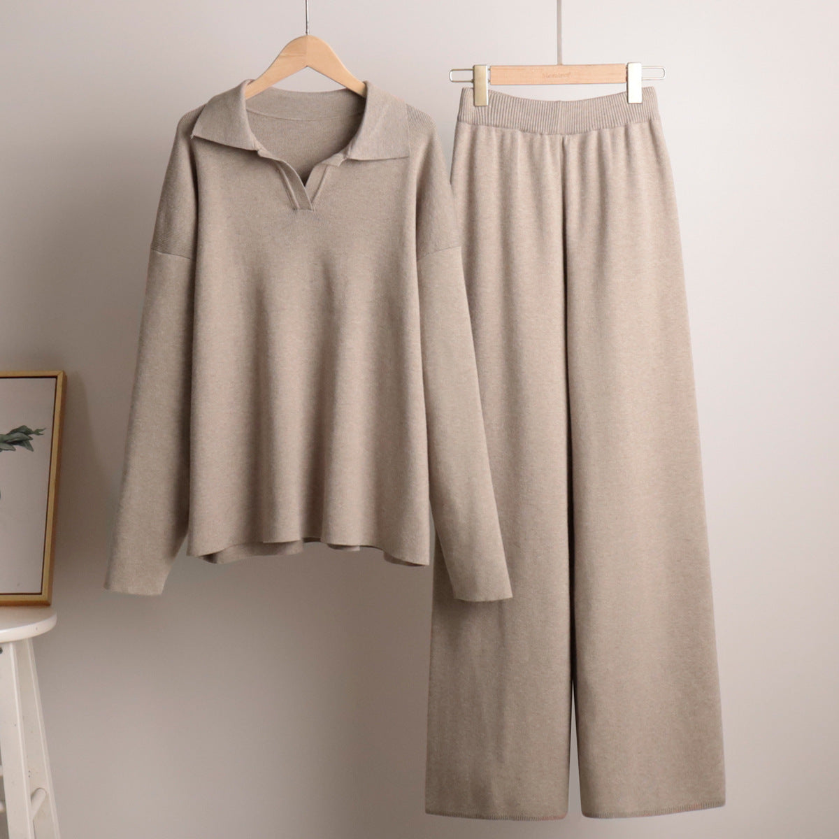 Women's Loungewear Set | Oversized Two-Piece Knit | Spring