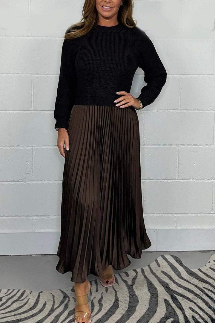 Women's Matching Set | Tailored | Two-Piece | Autumn - Brown