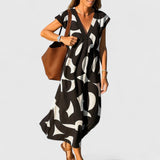 Women's Maxi Dress - Elegant Floor-Length Evening Gown | Summer - Black