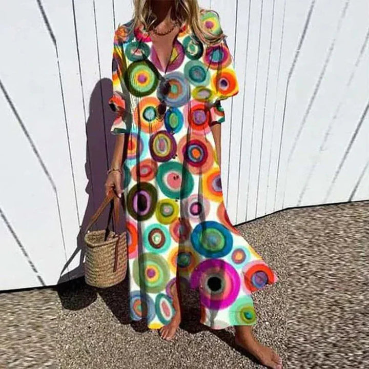 Women's Maxi Shirt Dress | Button Front | Summer