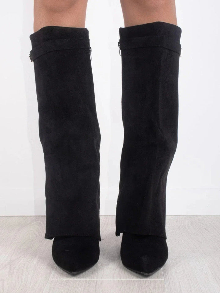 Women's Mid-Calf Boots | Suede Elegance | Autumn