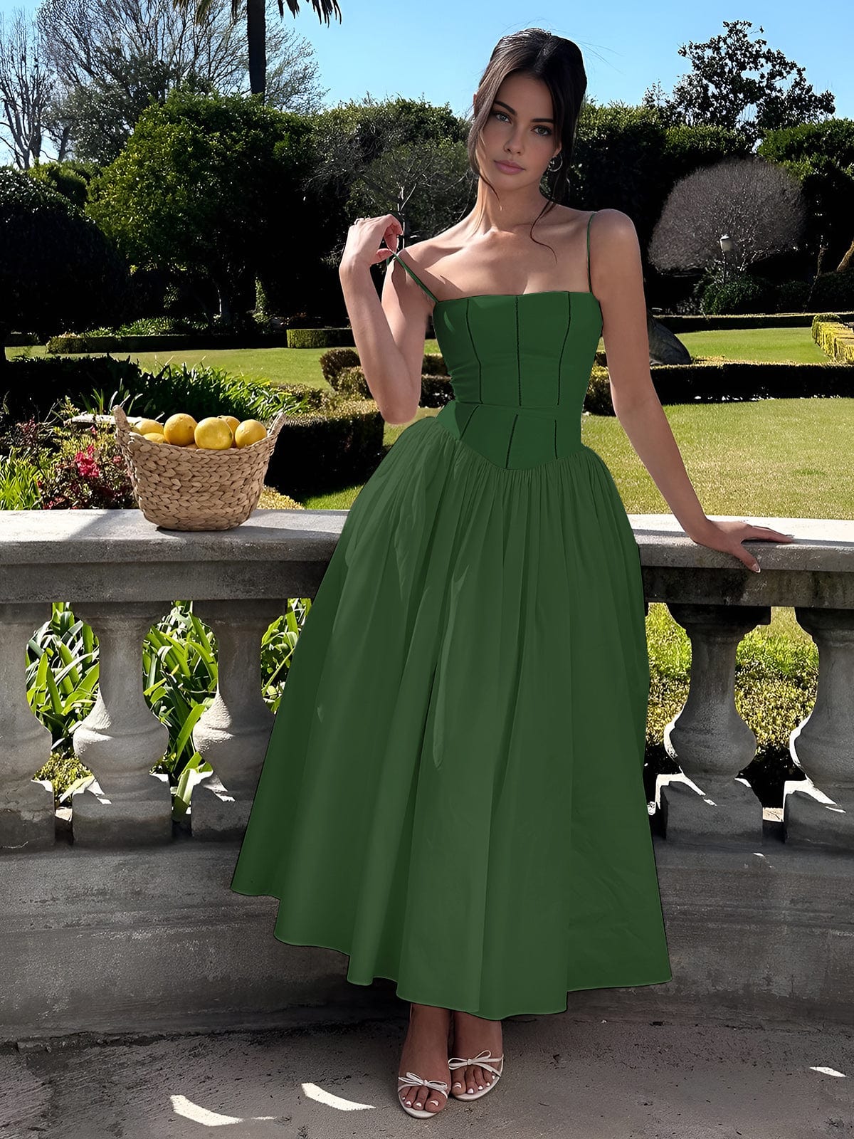 Women's Midi Dress | Cotton Blend | Summer