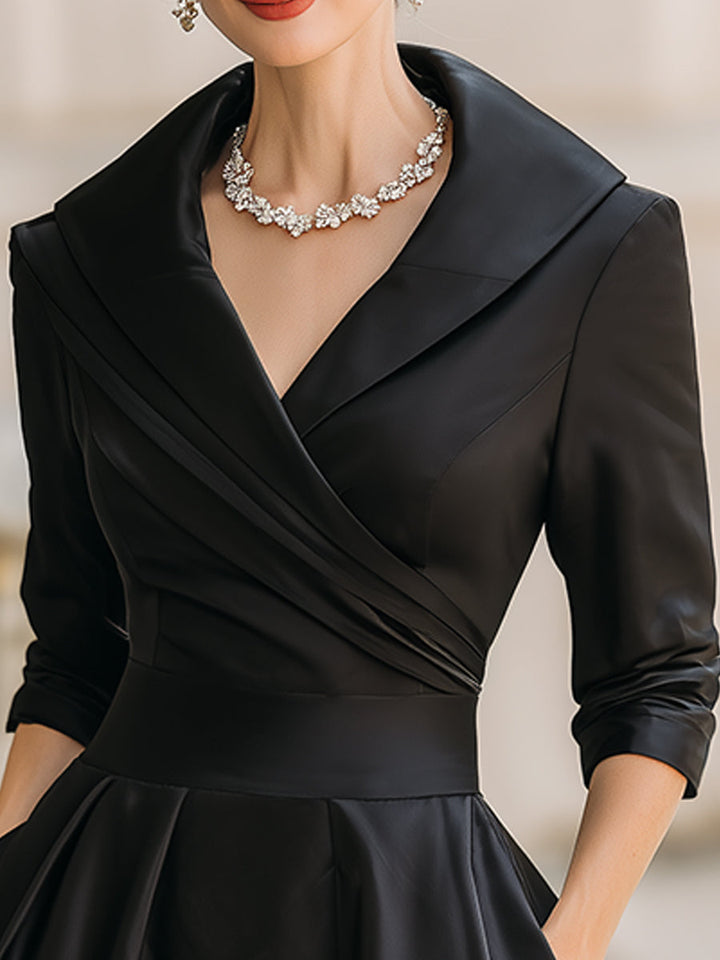 Women's Midi Dress | Elegant Tailored Fit | Autumn