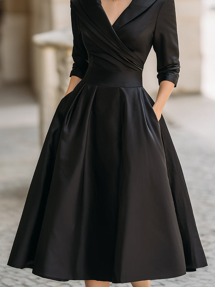 Women's Midi Dress | Elegant Tailored Fit | Autumn