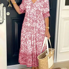 Women's Midi Dress | Floral Print | Summer