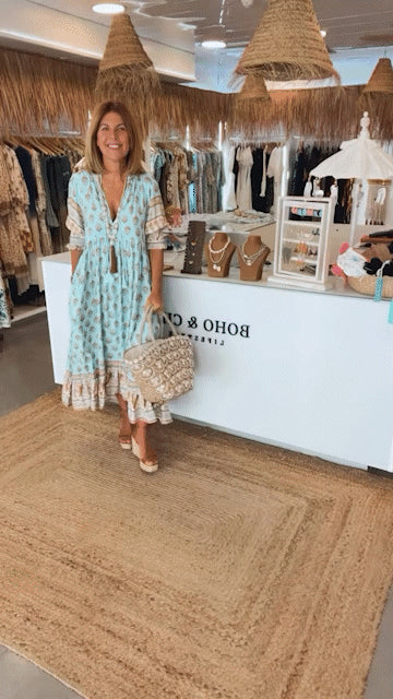 Women's Midi Dress | Lightweight Linen | Summer