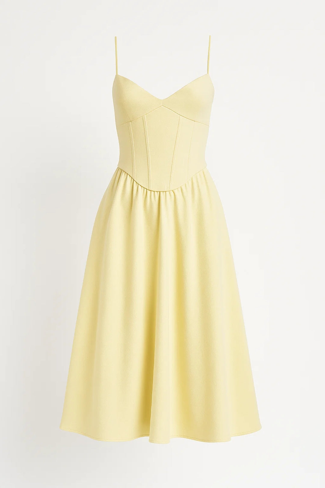 Women's Midi Dress | Spaghetti Strap | A-Line | Summer
