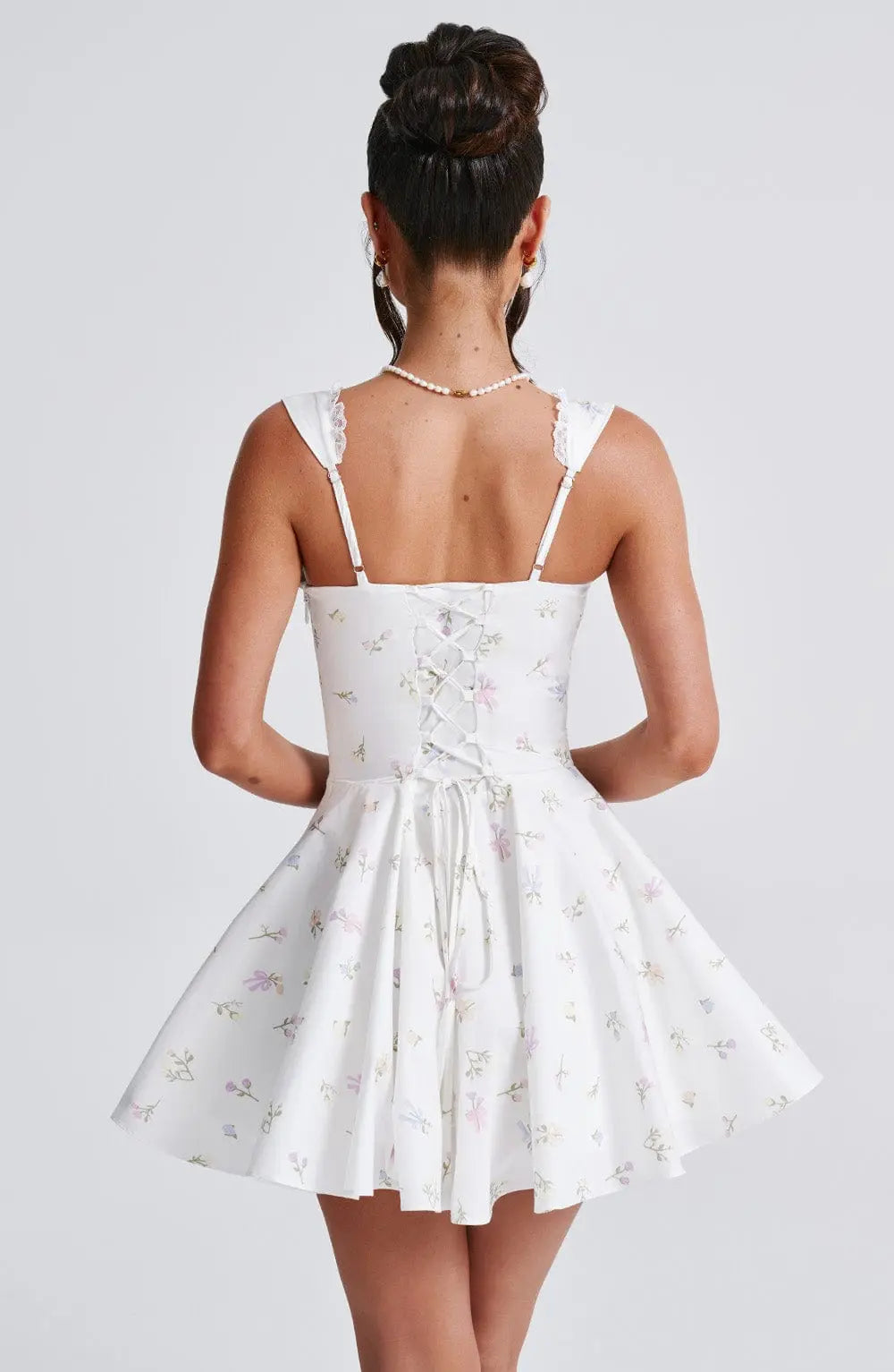 Women's Mini Dress | Colorful Floral Print | Summer