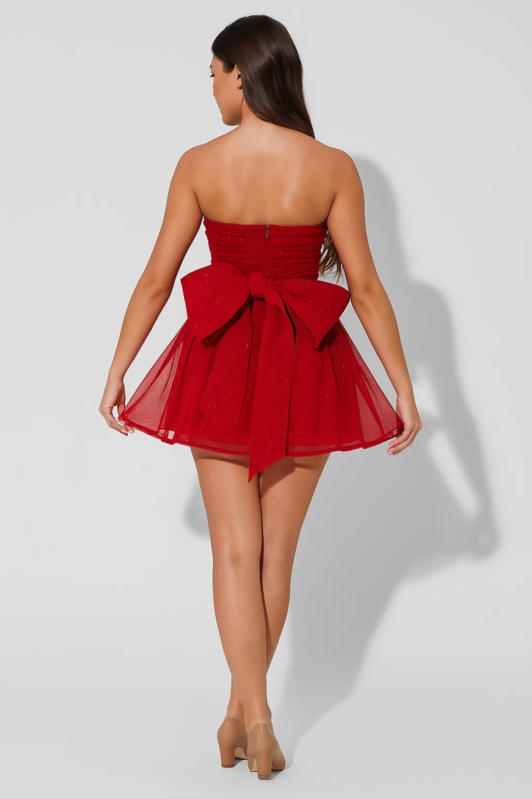 Women's Mini Dress | Strapless | Tulle Skirt | Summer