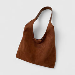 Women's Minimalist Shoulder Bag - Everyday Simplicity | Autumn - Chestnut Brown