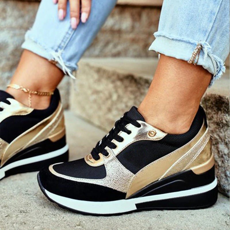 Women's Modern Sneakers with Cushioned Comfort - Everyday Style