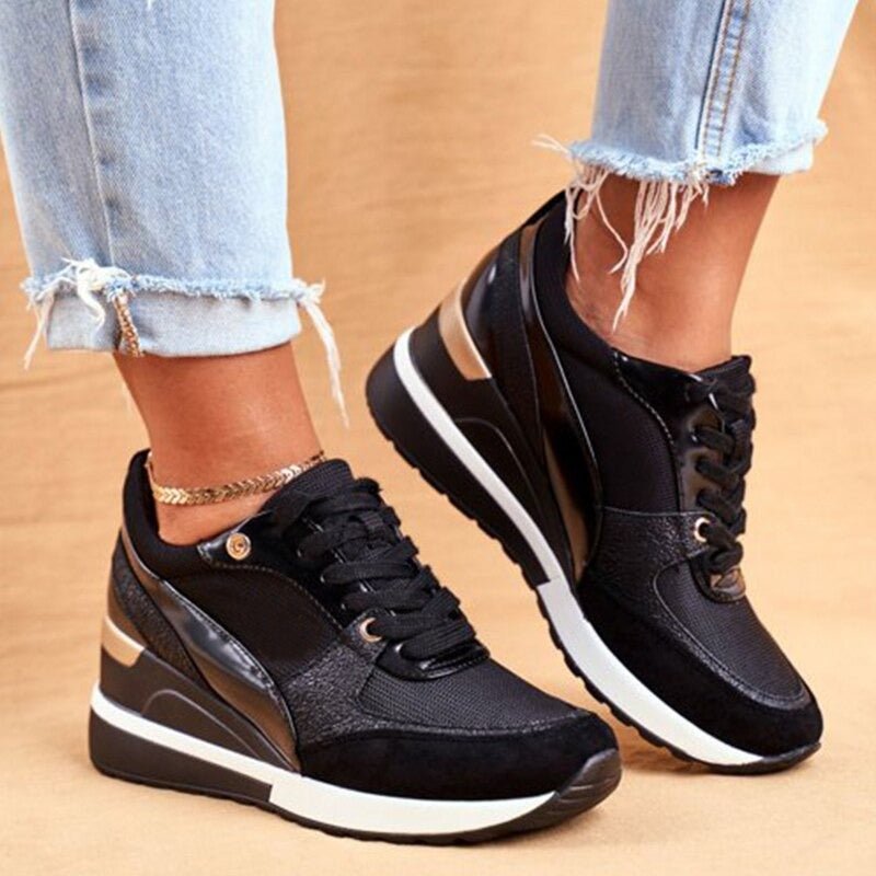Women's Modern Sneakers with Cushioned Comfort - Everyday Style