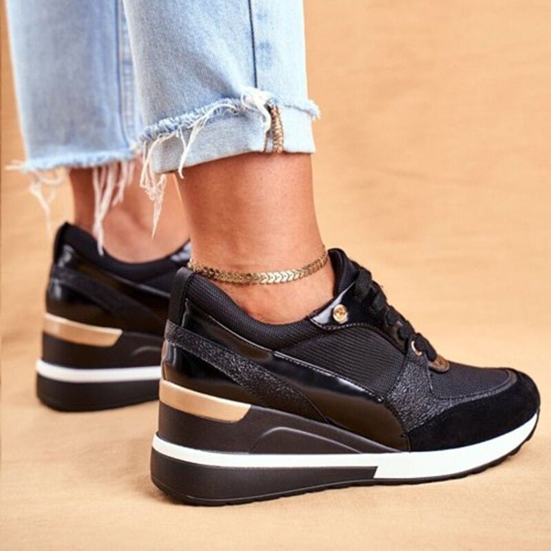 Women's Modern Sneakers with Cushioned Comfort - Everyday Style