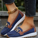 Women's Non-Slip Orthopedic Loafers - Classic Comfort | Spring - Navy