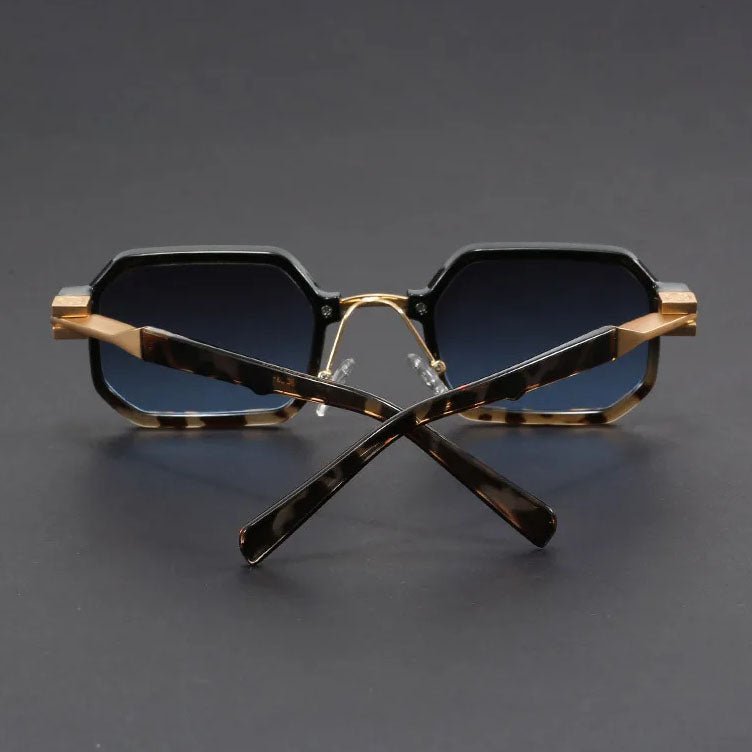 Women's Octagon Sunglasses Matte Acetate UV Protection
