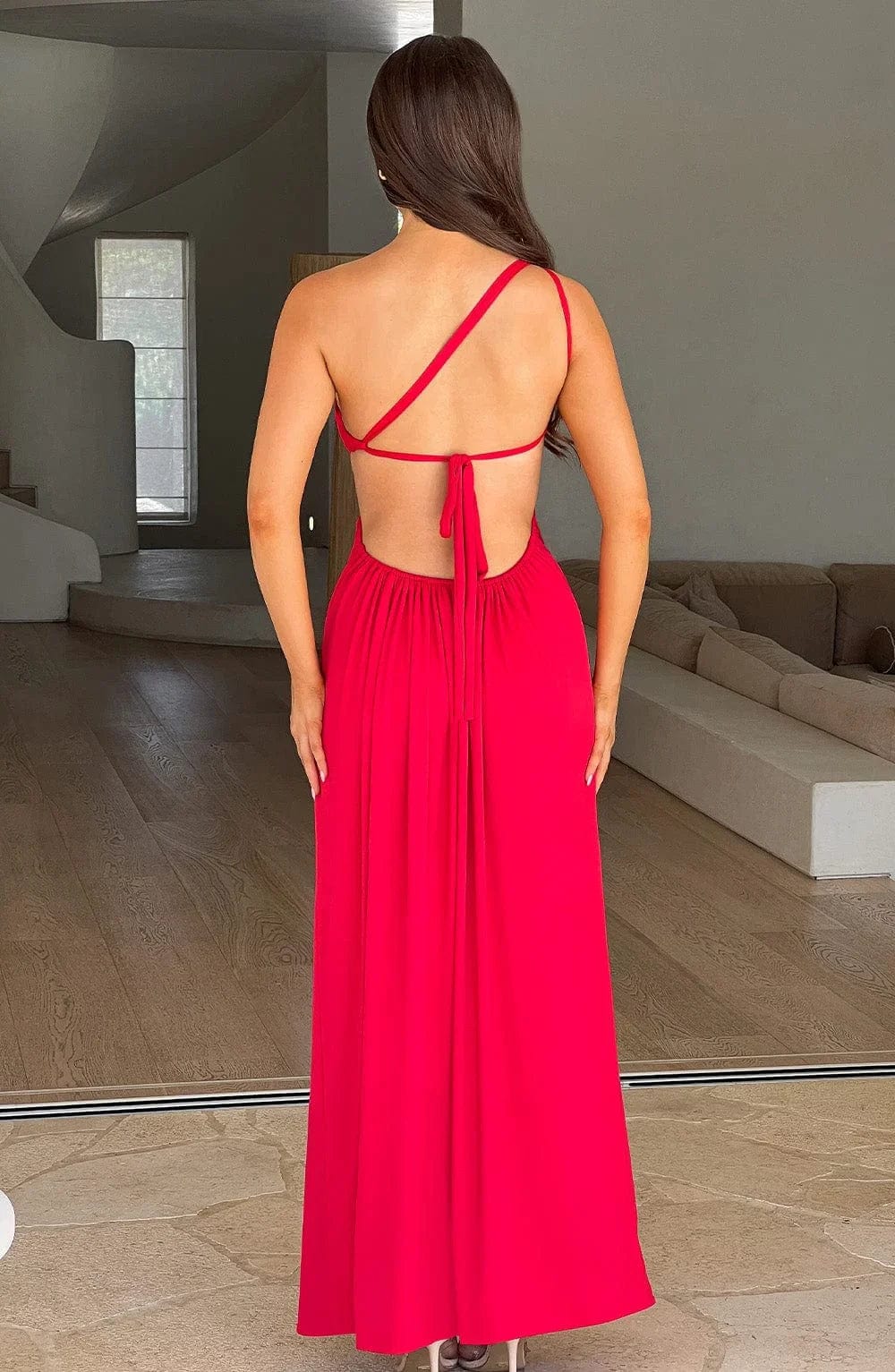 Women's One-Shoulder Evening Gown | Elegant | Glamorous | Winter