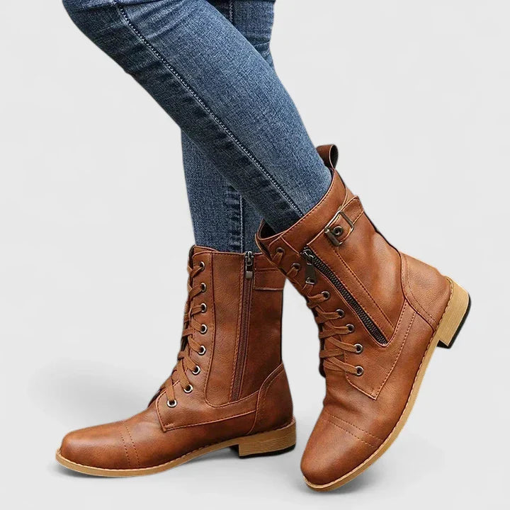 Women's Orthopedic Boot - Arch Support Comfort | Autumn - Light Brown