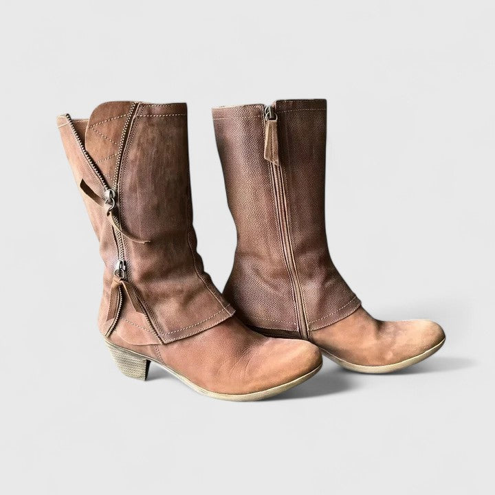 Women's Orthopedic Boot - Classic Western Style | Autumn - Brown