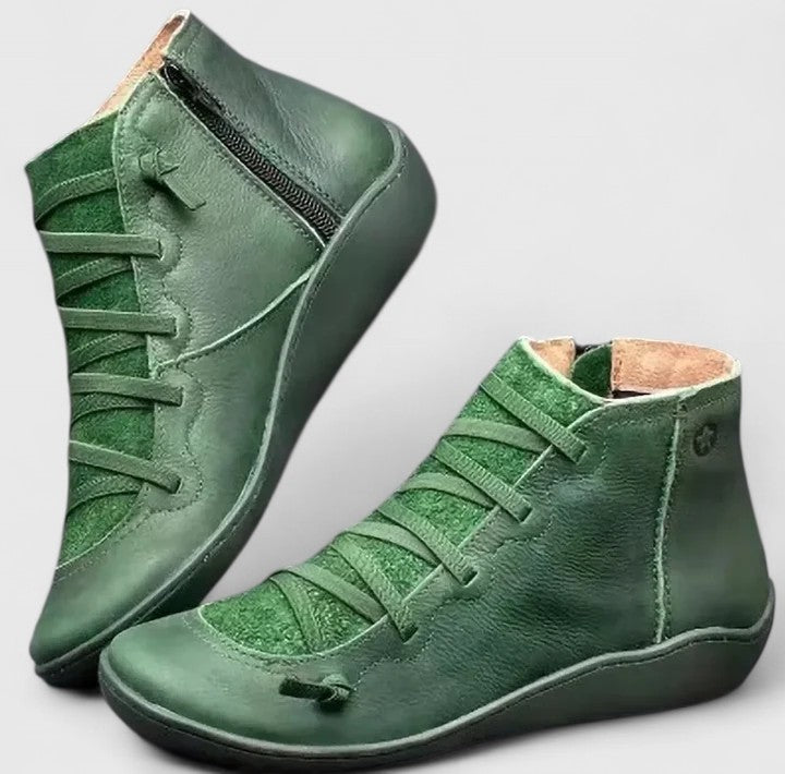 Women's Orthopedic Boots - Arch Support Comfort | Autumn - Green