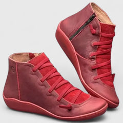 Women's Orthopedic Boots - Arch Support Comfort | Autumn - Red