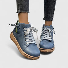 Women's Orthopedic Boots - Bohemian Knit Lace-Up | Autumn