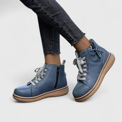 Women's Orthopedic Boots - Bohemian Knit Lace-Up | Autumn