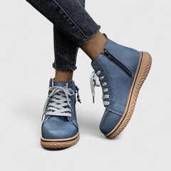 Women's Orthopedic Boots - Bohemian Knit Lace-Up | Autumn