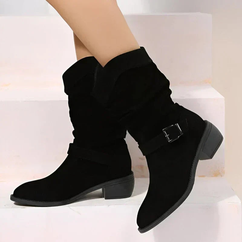 Women's Orthopedic Boots - Gel Support Comfort | Autumn - Black