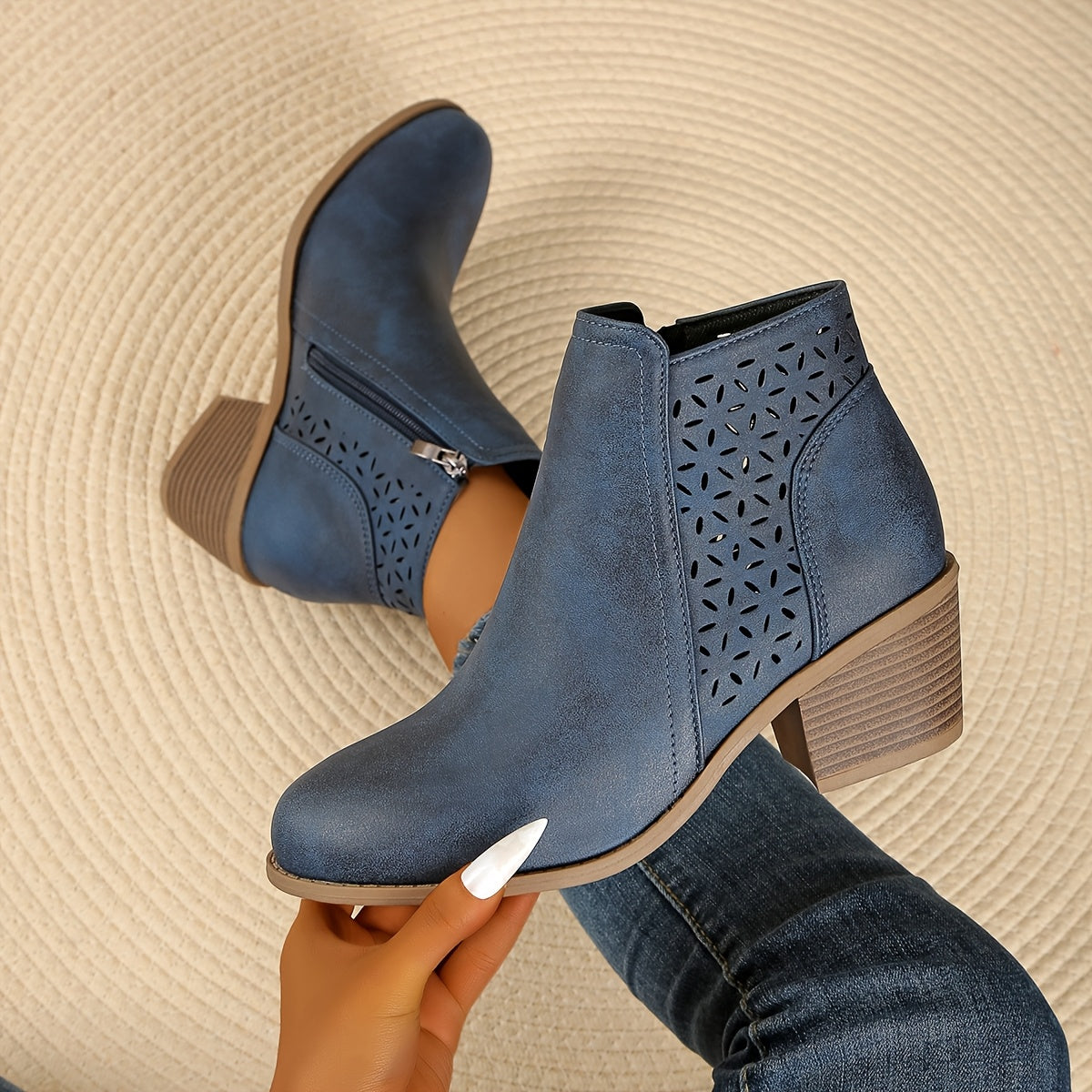 Women's Orthopedic Boots - Supportive Comfort Boot | Autumn - Blue