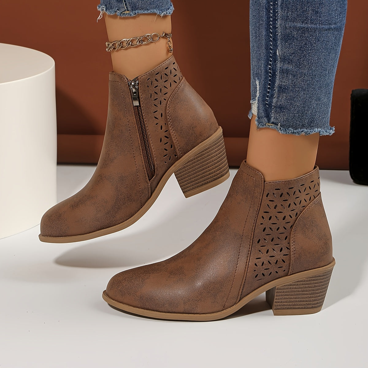 Women's Orthopedic Boots - Supportive Comfort Boot | Autumn - Brown