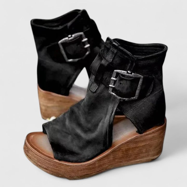 Women's Orthopedic Boots - Supportive Comfort Footwear | Autumn - Black