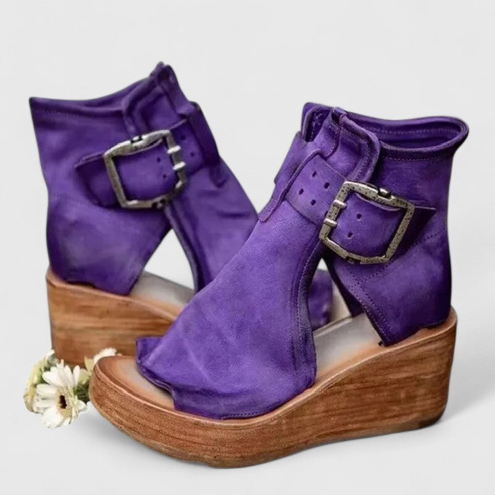 Women's Orthopedic Boots - Supportive Comfort Footwear | Autumn - Purple