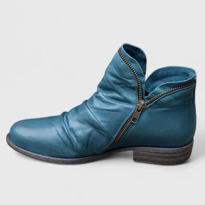 Women's Orthopedic Boots with Gel Support - Comfort & Style | Autumn - Blue