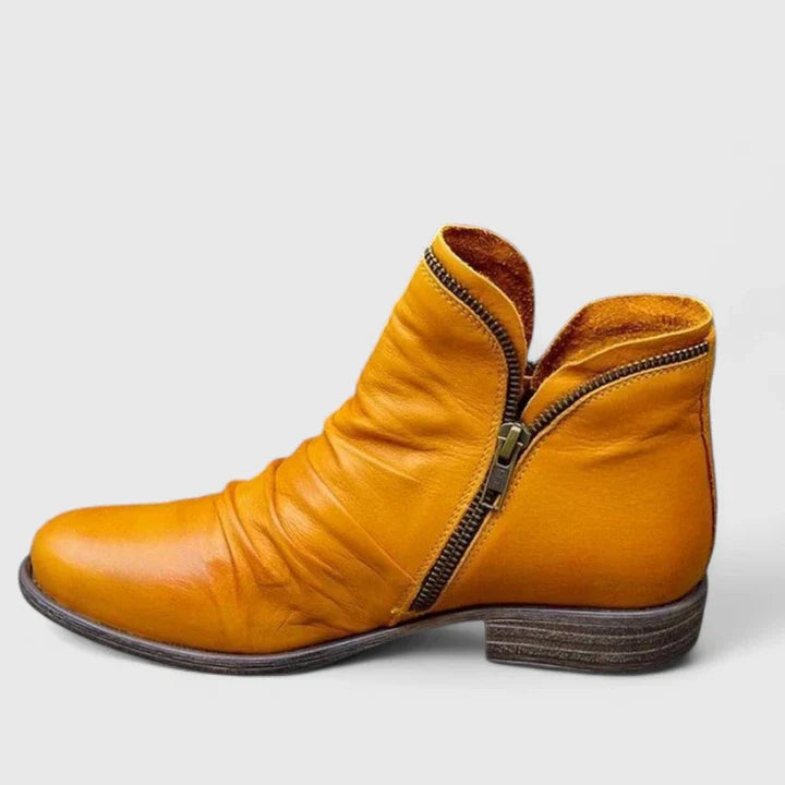Women's Orthopedic Boots with Gel Support - Comfort & Style | Autumn - Yellow