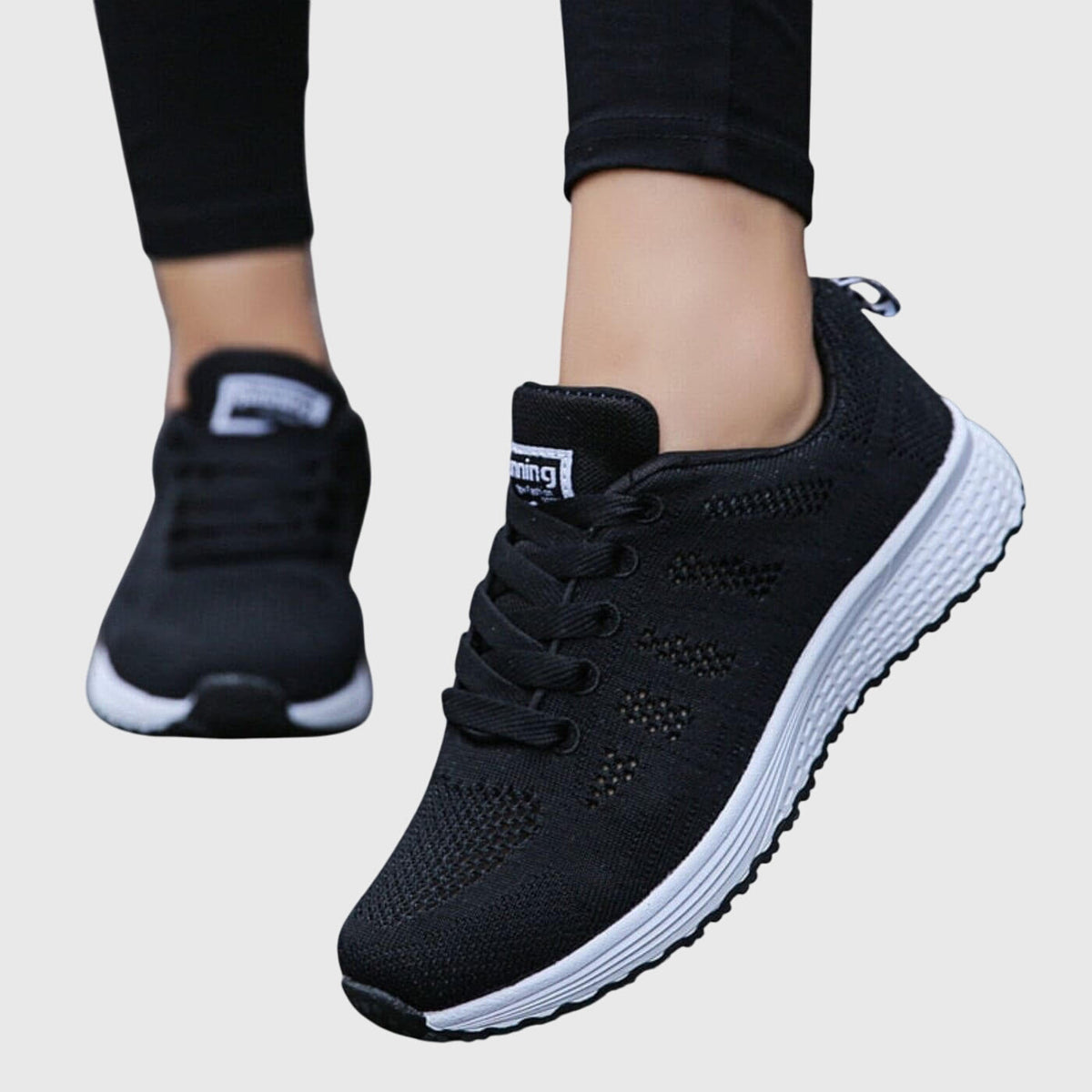 Women's Orthopedic Cushioned Shoes - Arch Support Comfort | Spring - Black