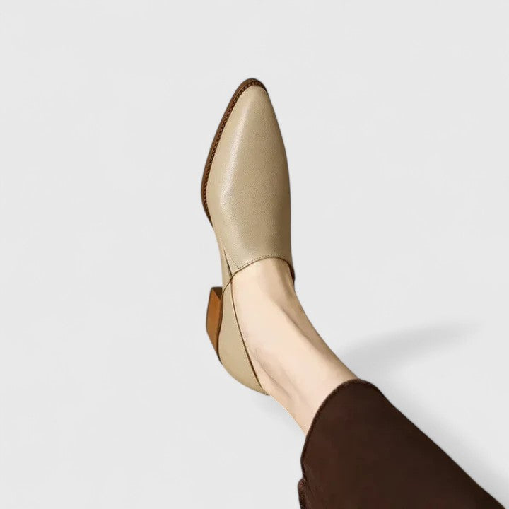 Women's Orthopedic Heel - Arch Support Dress Shoe | Autumn - Apricot